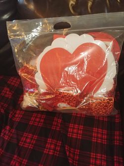 Large bag of Valentine decor
