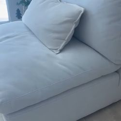 Modular armless Sofa Cream 