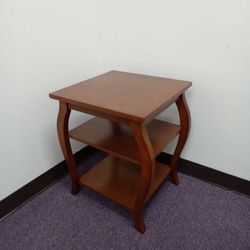 Brown Wooden Side Table 