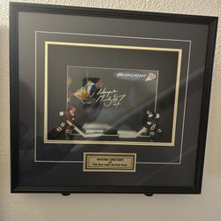 Wayne Gretzky Signed And Autographed Bud Light Bubble Boys Shadowbox Wga Authenticity 