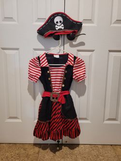 Girls Pirate Halloween Costume with Hat