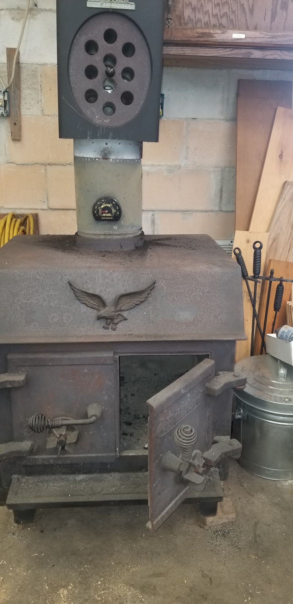 Bullard Dbl Door Wood Stove for Sale in PA, US - OfferUp