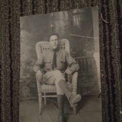 Handsome Ww1 Man Postcard Photo