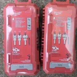 Milwaukee 4 PC. Carbide Hole Kit