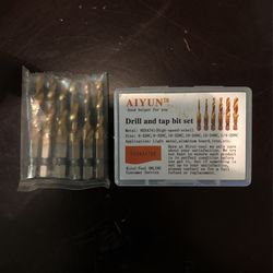 Aiyun Drill And Tap Bit Set HSS 4341