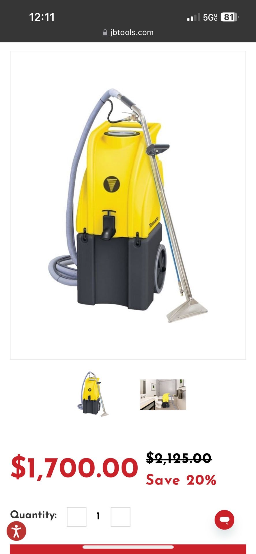 Carpet Shampooer New In Box