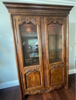 Country French China Cabinet