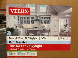 VELUX VCM 4646 Manual “Fresh Air” Skylights-With Flashing Kits-NEW!