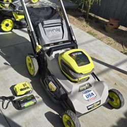 Ryobi 40v 21-in 3-in-1 Self Propelled Lawn Mower 