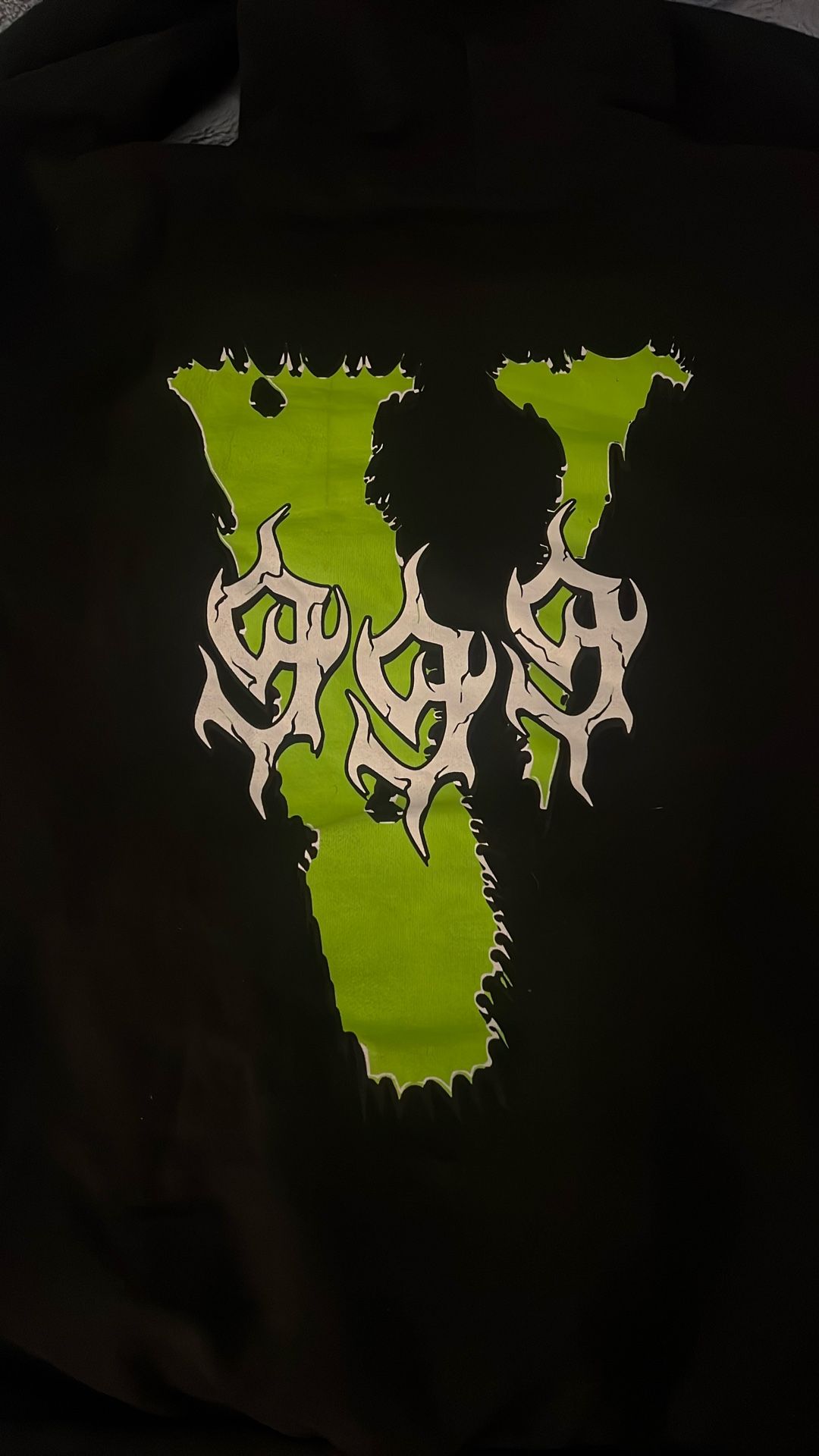 Vlone Black ,Green Volt, Size XXL