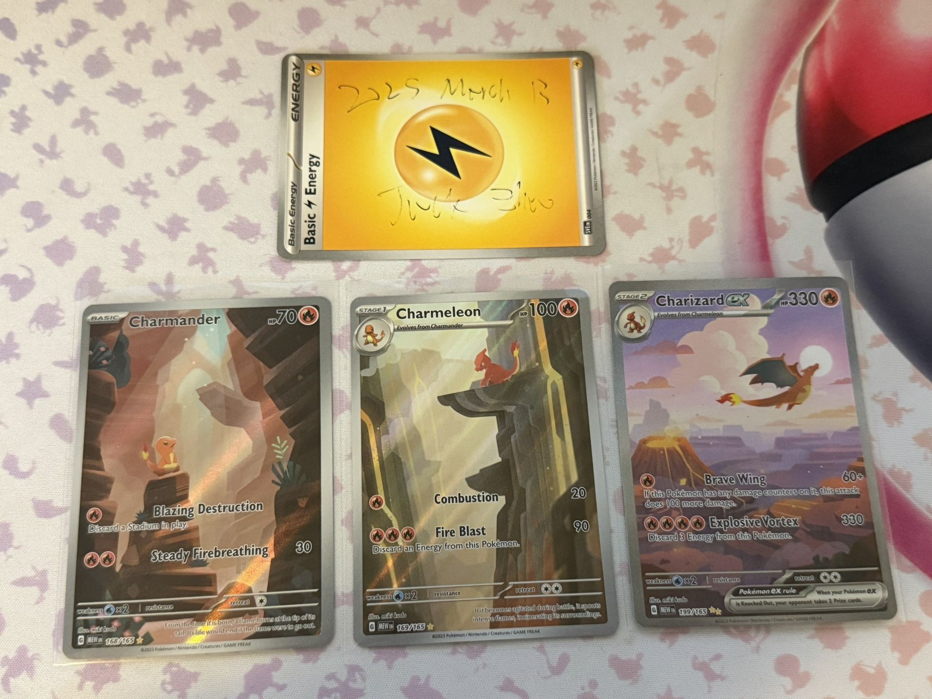 Pokemon Card 151 Charmander Charmeleon Charizard ex ir sir god pack set