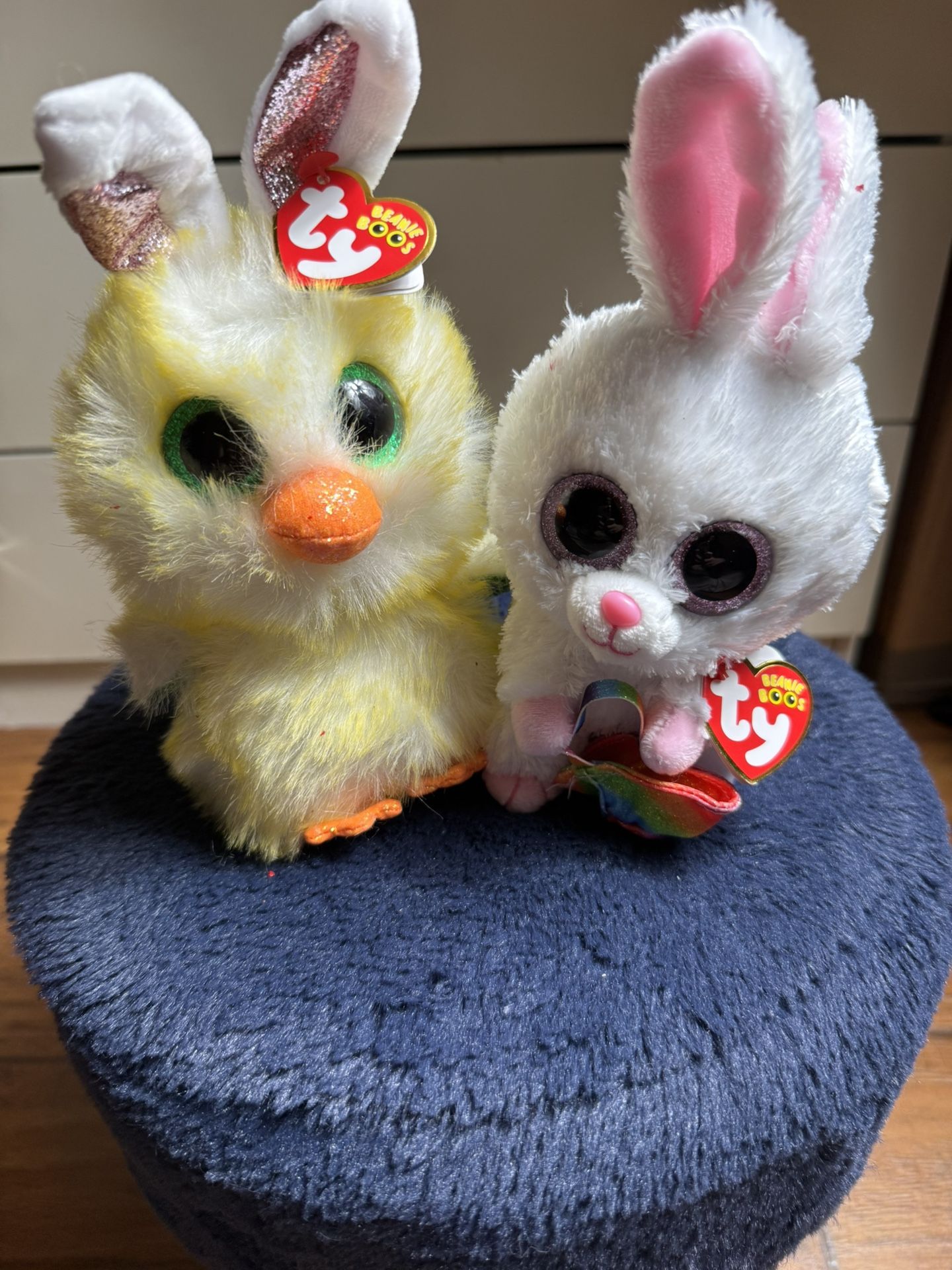 2pcs Ty Beanie Boo’s collection Coop & Sunday Very good condition Smoke free home