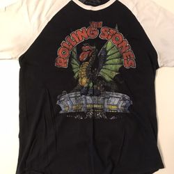 Lucky Brand The Rolling Stones Men’s Baseball Tee — Size Large