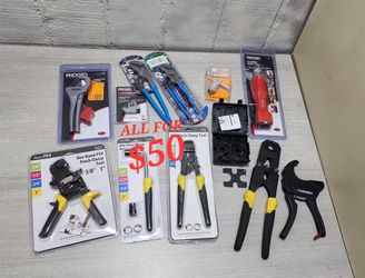 Plumbing Tool Lot – $50 Firm