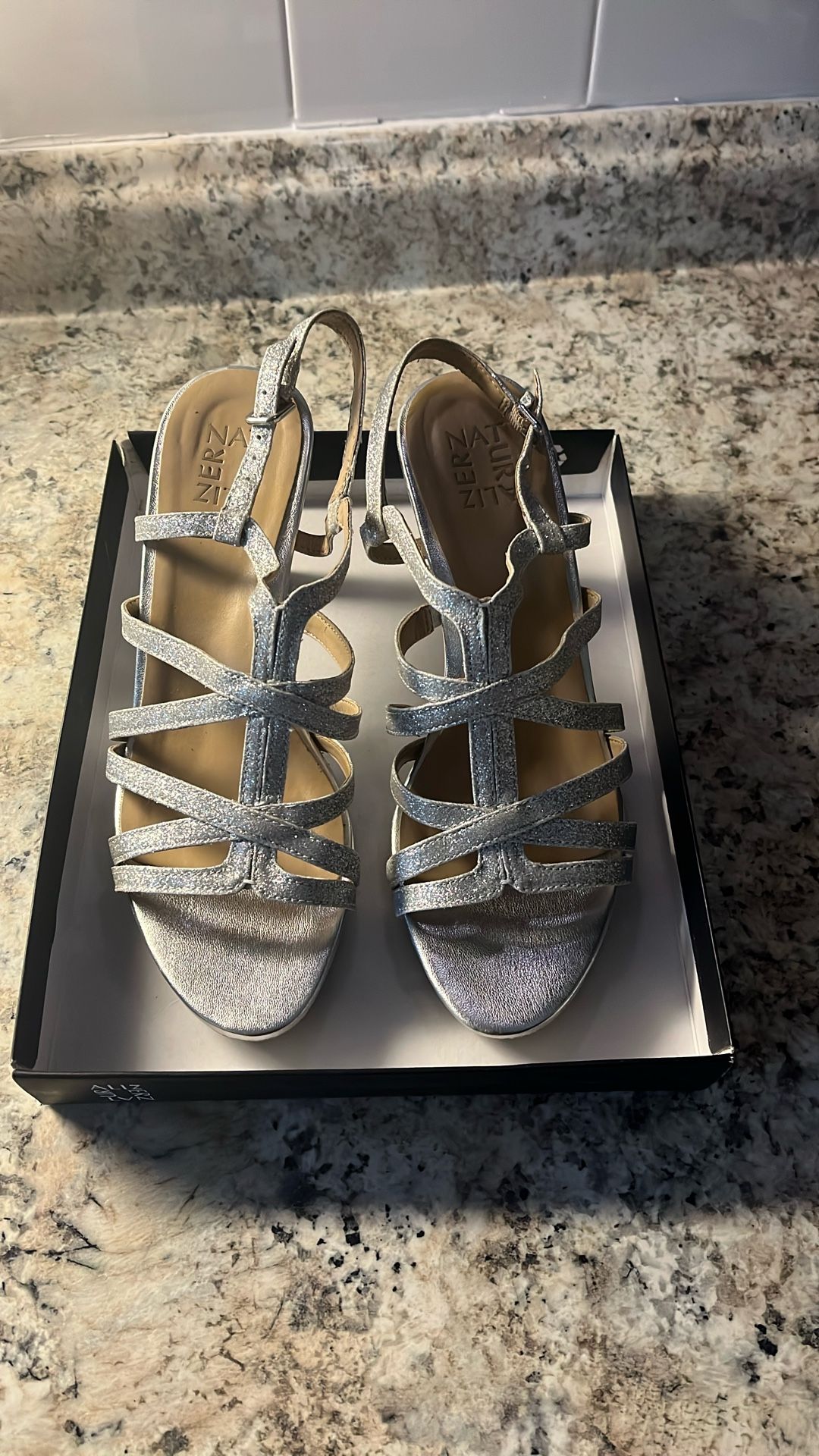 Silver Sandal Size 9