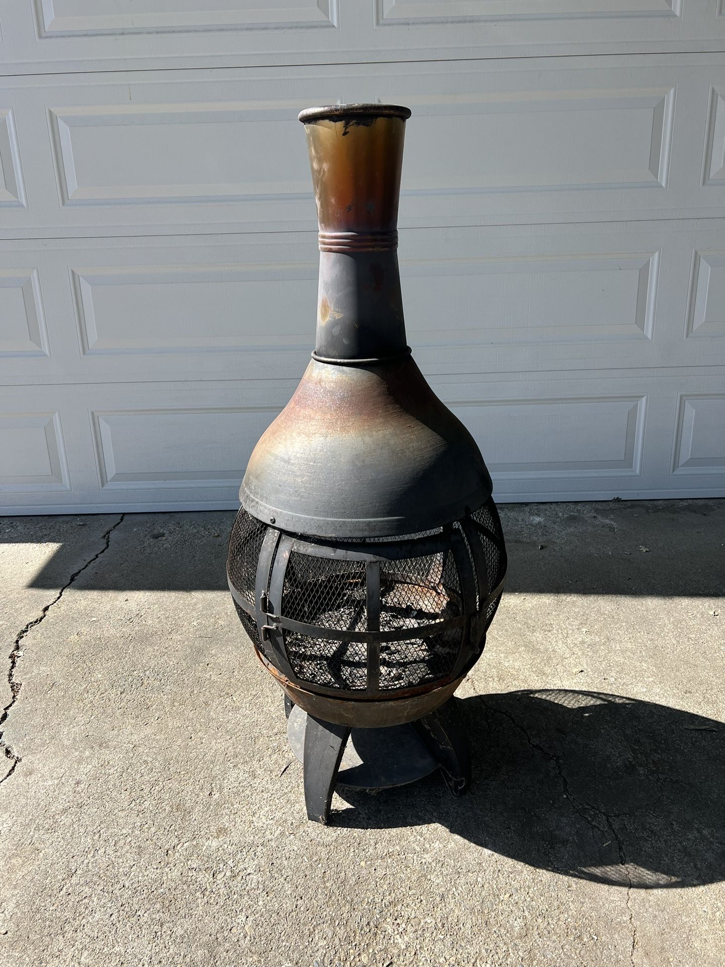 Wood Burning Fire Put