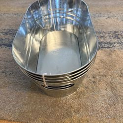 Galvanized Ice Buckets