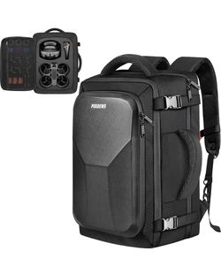 Case for DJI Avata 2, Goggles 3, RC Motion 3, Large Carry On Bag 40L, Fits 17.3 Inch Laptop, Expandable, Hard Drone Carrying Case, Travel Laptop Backp
