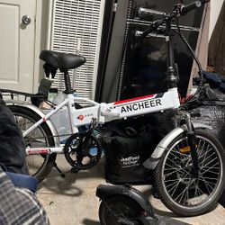 ANCHEER Folding Electric Bike with 36V 8AH