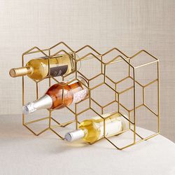 Crate And Barrel 11-bottle Wine Rack