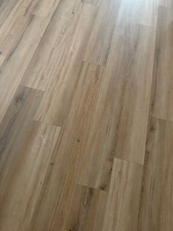 Leftover deluxe vinyl flooring