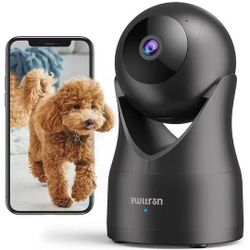 owltron Indoor Camera 2K, 360 Cameras for Home Security with Motion Detection, Baby Monitor with Phone App, 2.4G WiFi Pet Cam with Night Vision & 2-Wa