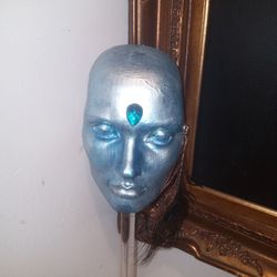 Face Art Piece With Acrylic  Stand  