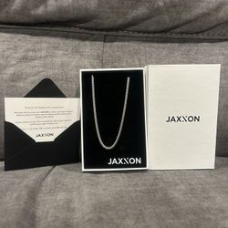 Jaxxon Silver cuban link 24 inch chain 