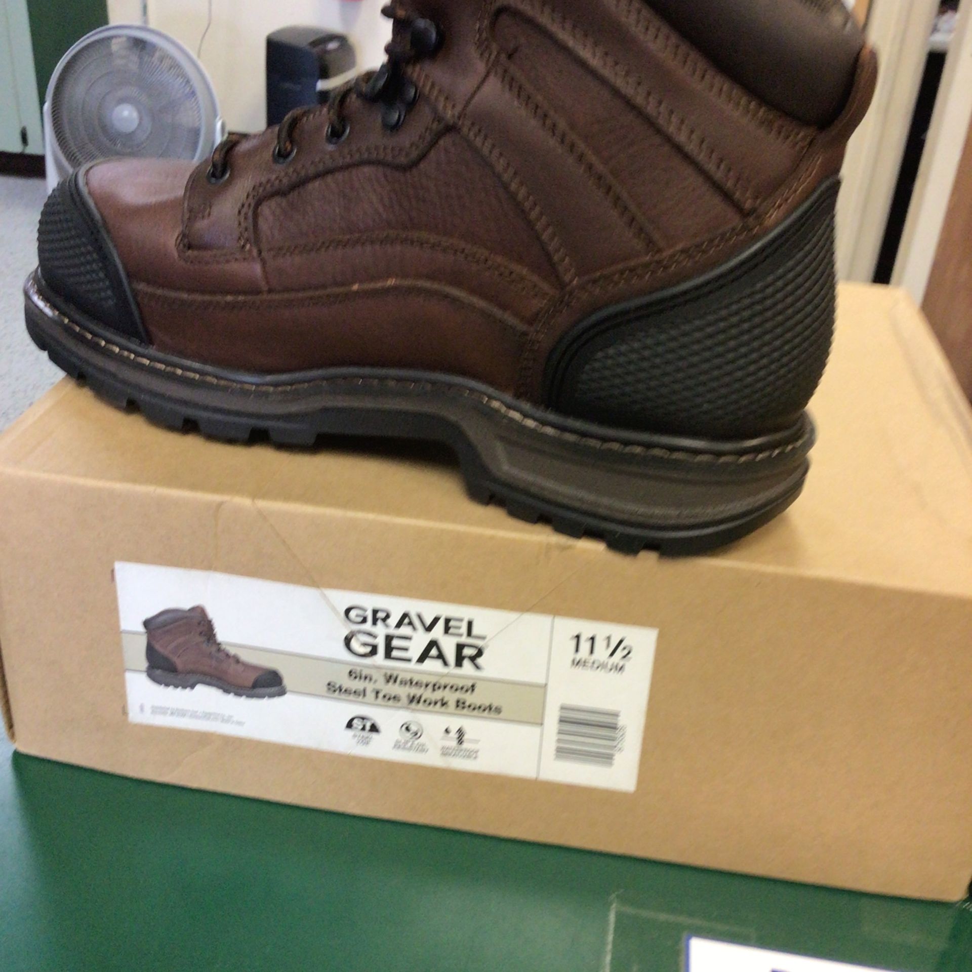 Gravel Gear Steel Toe Boots Size 11.5