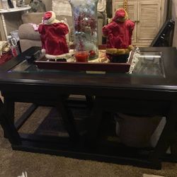 Coffee Table With 2 Small Benches That Slide Under Table 