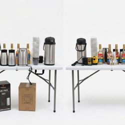 Coffee Bar Setup. 