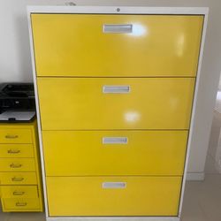 customized Yellow File Cabinet 