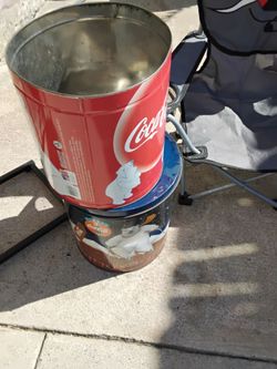 Coca cola tins