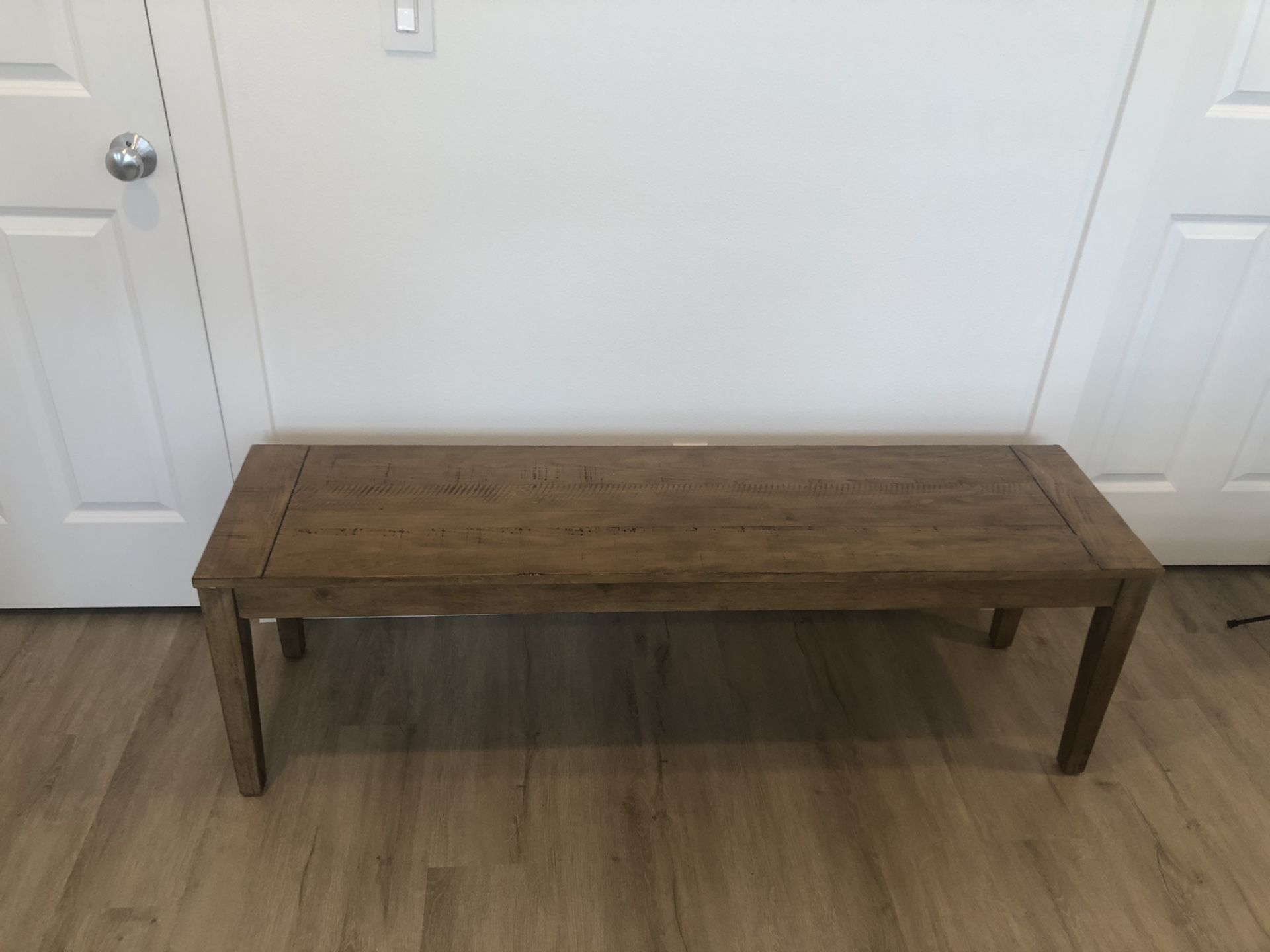 58 inches long world market wood bench
