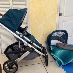 Uppababy Cruz V2 Stroller And Bassinet 