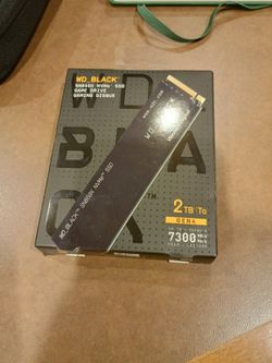 WD Black SN850X NVMe SSD WDS 7300mb/S