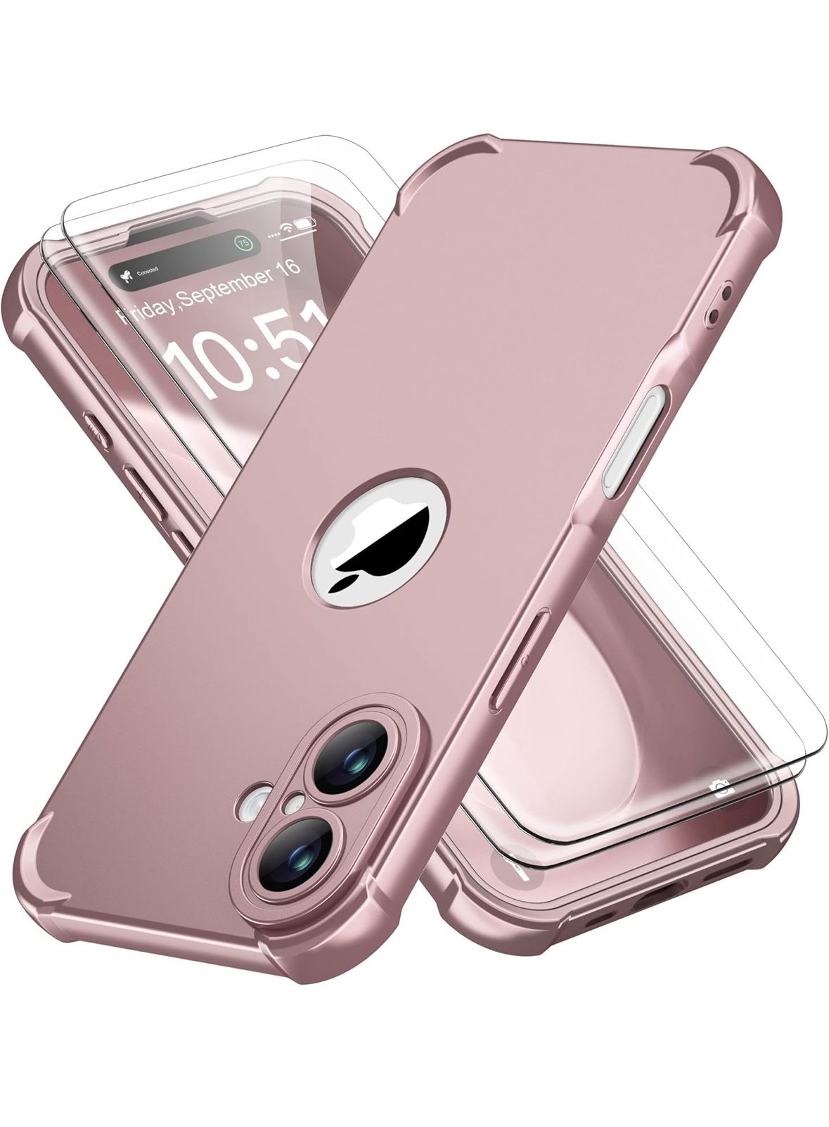 IPhone 16 Case, with 2 x Screen Protectors