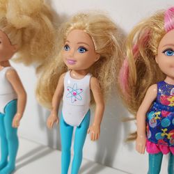 Lot of 6 Barbie Dolls