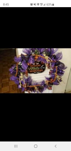 Skeleton Wreath new Handmade