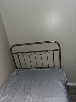 Twin gold bed frame