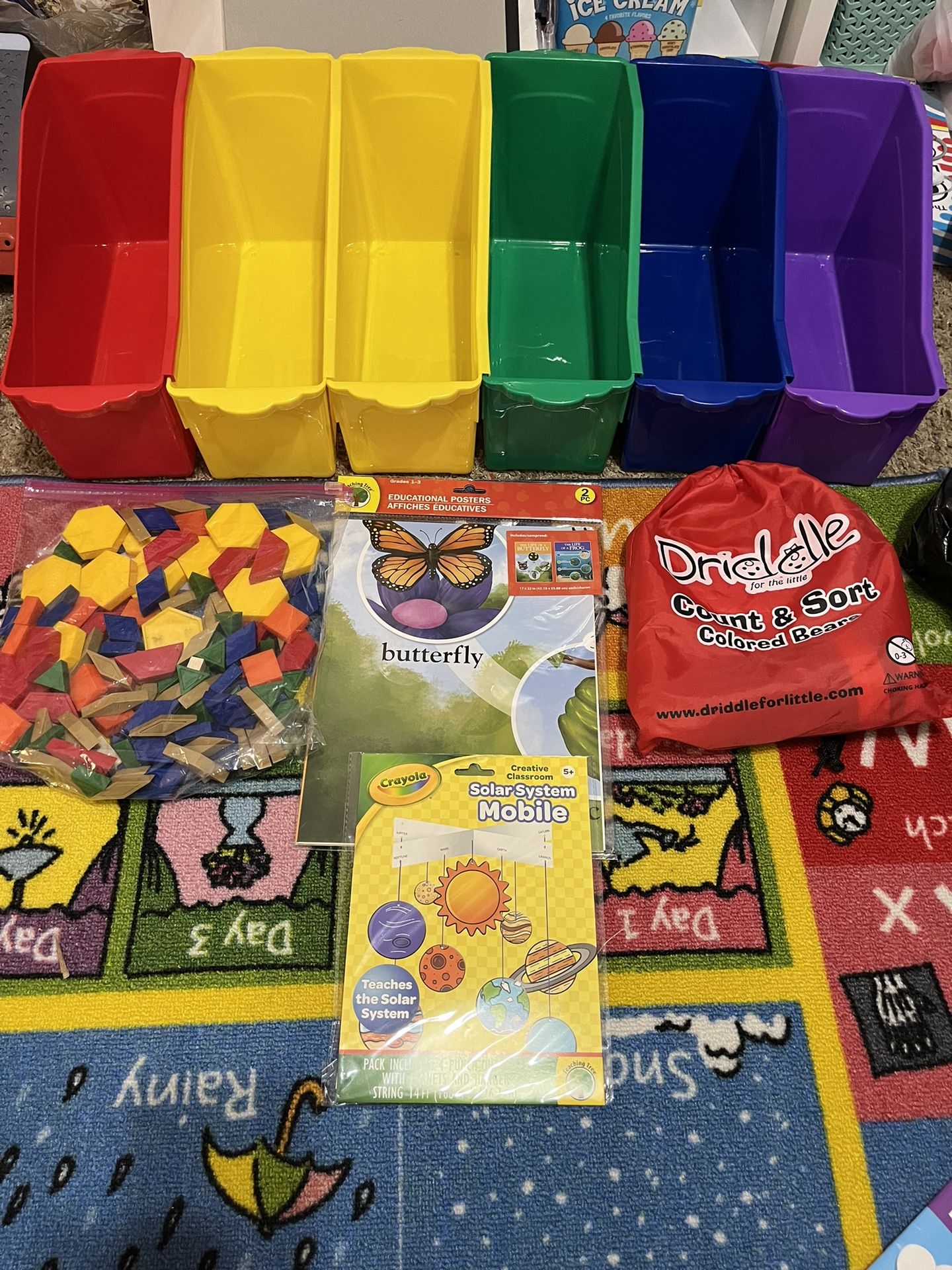 Book Bins Supplies Educational Homeschool