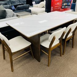 Brand New Beautiful Marble Dining Set