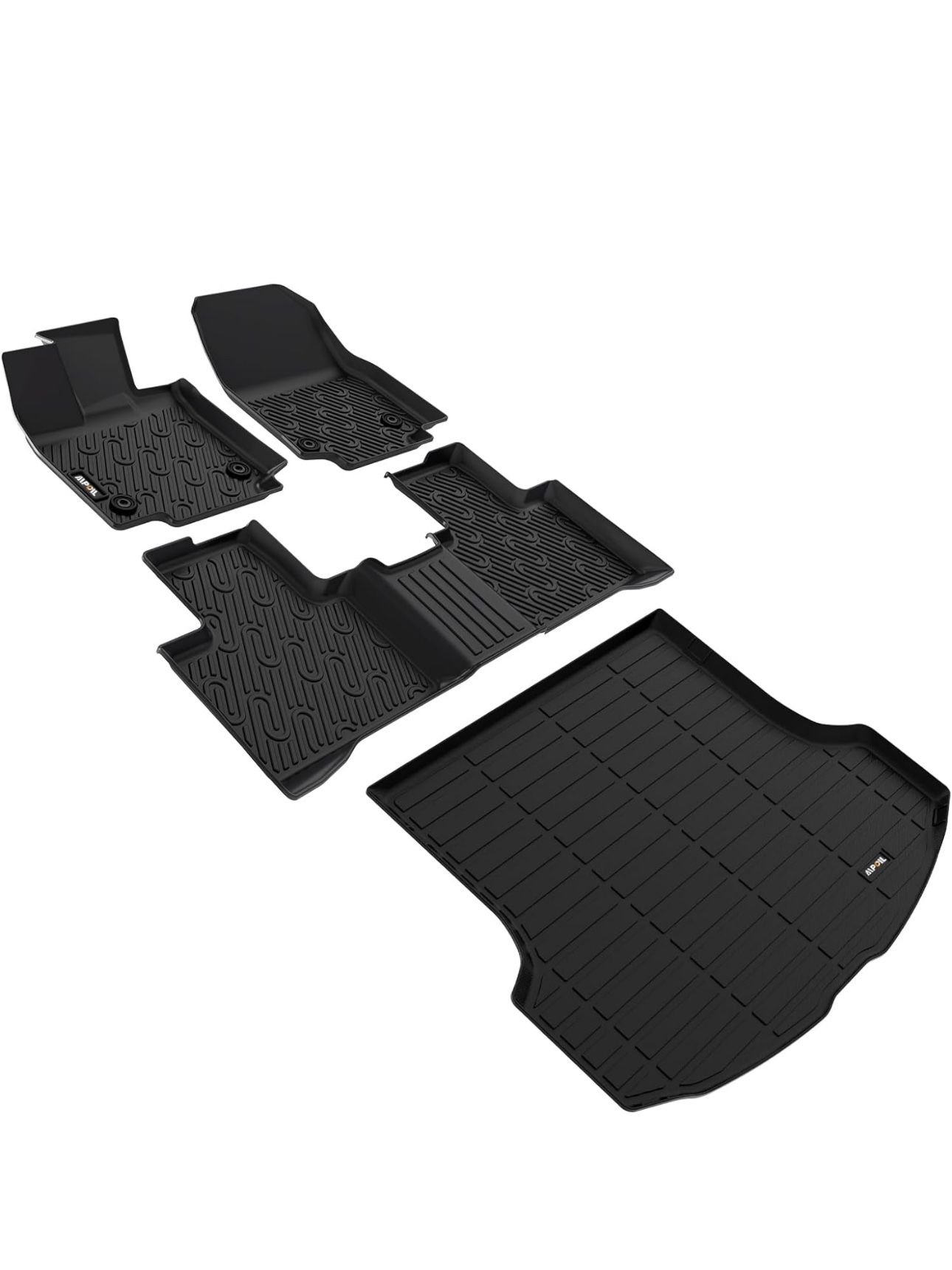 New Lexus Rx Floor Mats & Cargo Liner Set for 2023 2024 2025 Lexus RX/RX350/RX350h/RX500h (NOT for RX450h+ PHEV) All Weather Protection TPE Anti-Slip