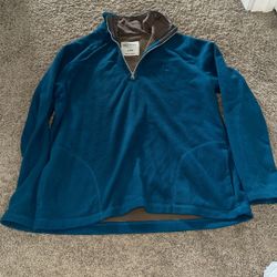 old Navy turquoise Half Zip Up 