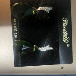 Green Emerald Earrings 