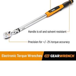 GEARWRENCH 1/2 Drive Electronic Torque Wrench - 85077