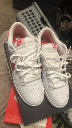 Nike Dunk Low White Red Sneakers