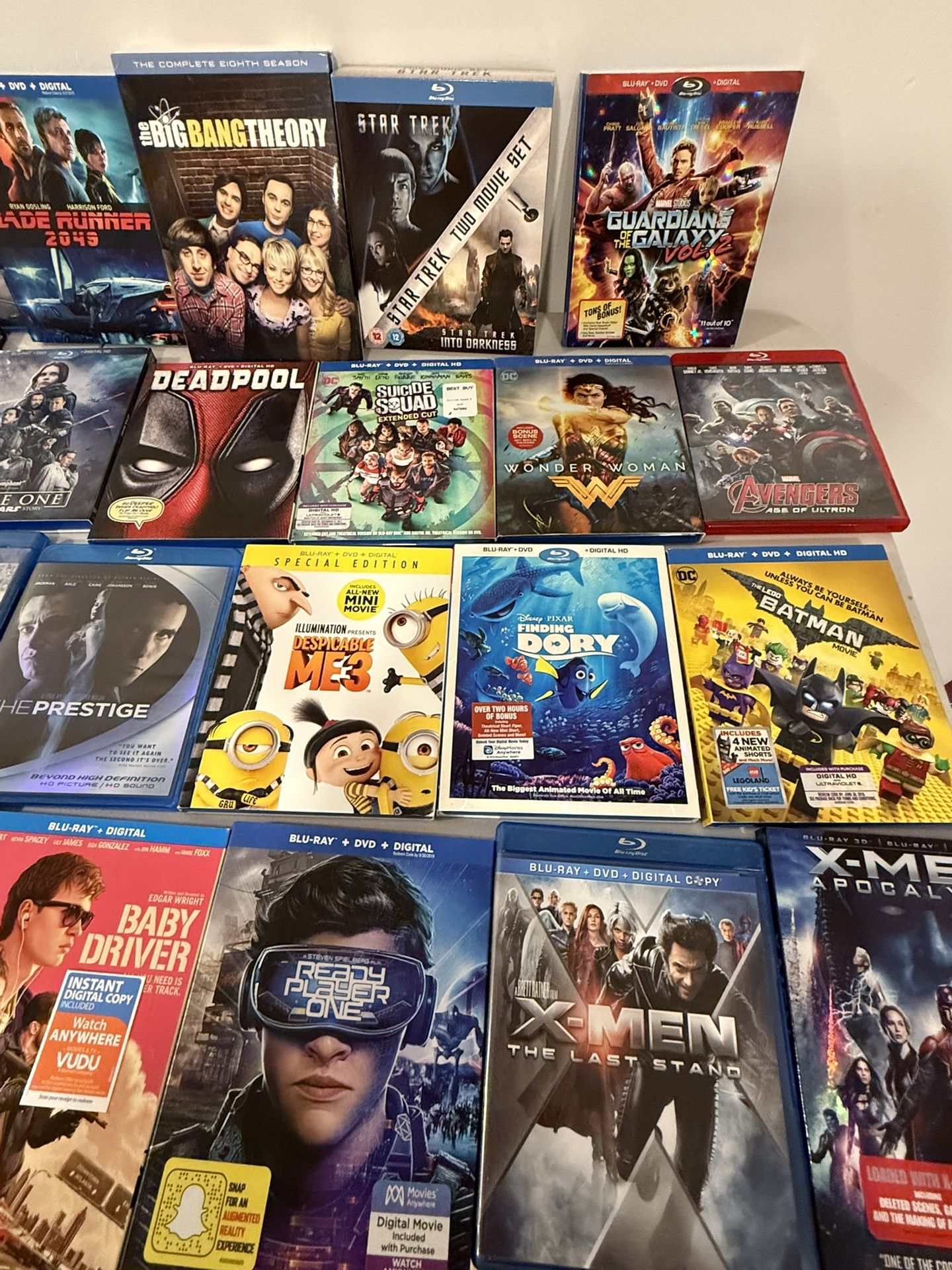 36 Blue Ray + DVD Bundle