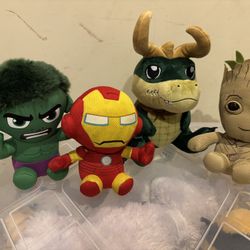 Marvel 4pcs Lot stuffed animals