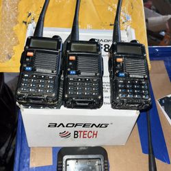 3 BaoFeng VHF/UHF Dual Band Handheld Radio (BF-F8HP)